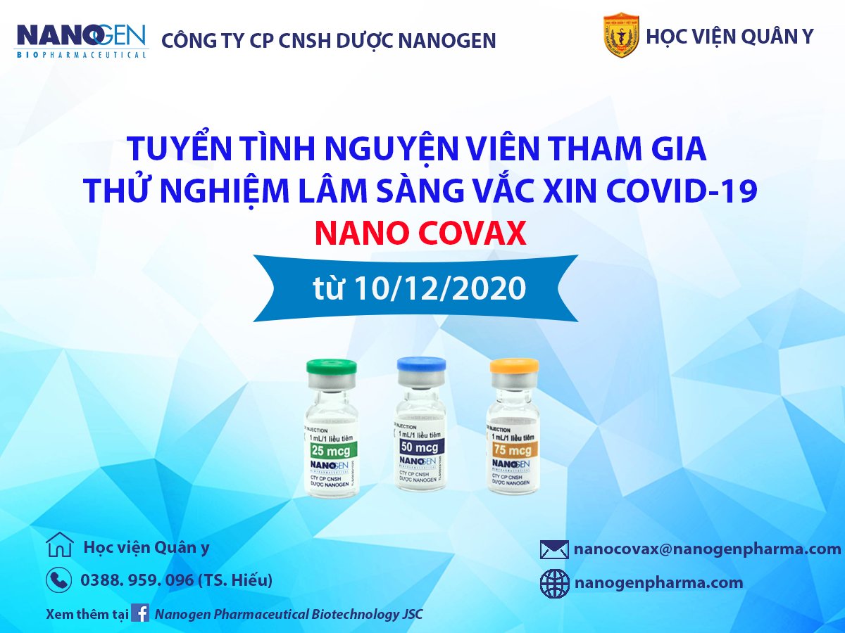 Calling For Volunteers Of Nanogen S Covid 19 Vaccine Clinical Trial